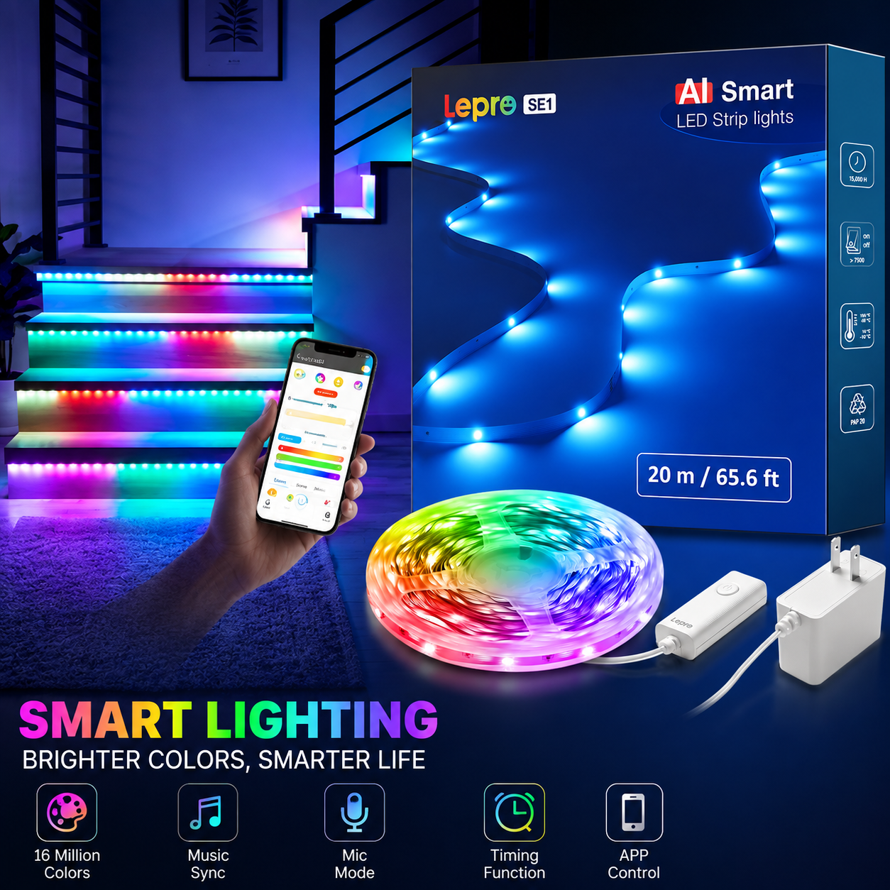 Smart LED Strip Lights Shopify winning product 2026